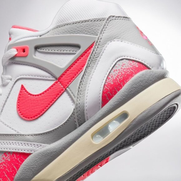 Nike Air Tech Challenge II Agassi Mens Shoes White Racer Pink FZ9033 100 (NEW)